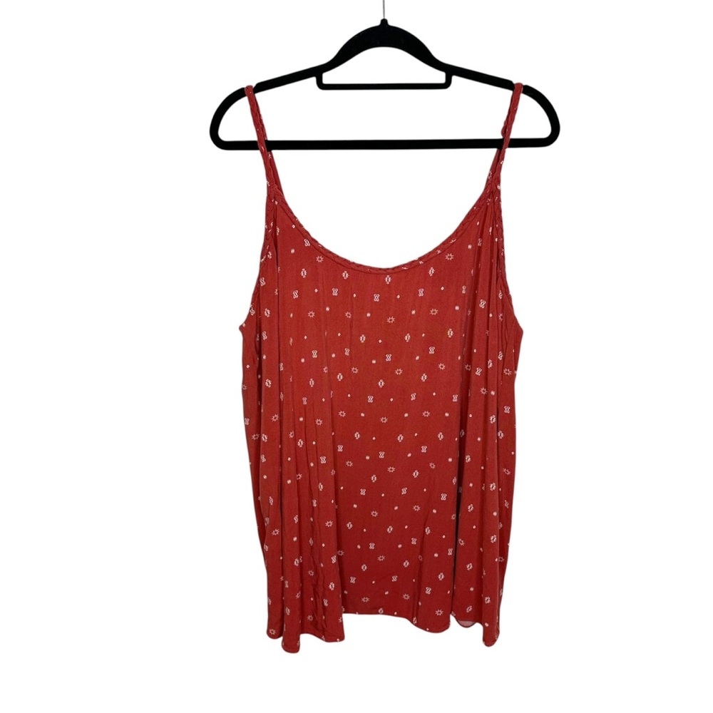 Torrid Challis Braided Sleeveless Flowy Printed Tank Size 2 - Picture 2 of 8